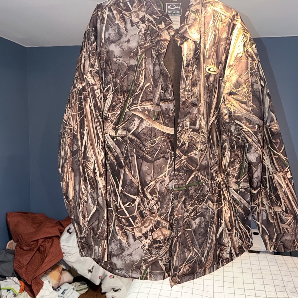 Drake Men's Camouflage Outdoor Jacket